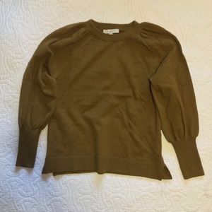 Loft sweater, gorgeous olive color, size M